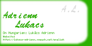 adrienn lukacs business card